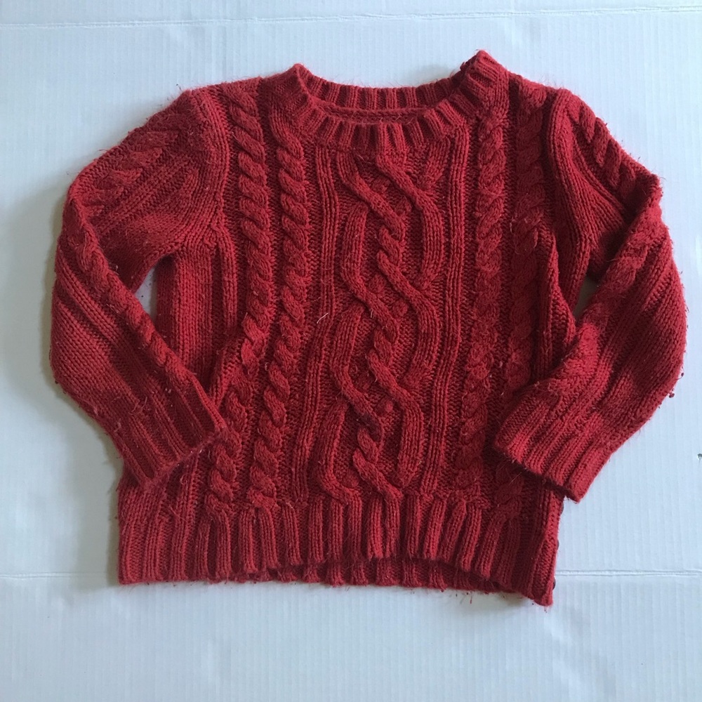 Knitted Orange Sweater